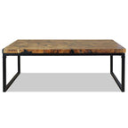 Mesa de centro de resina de teca 110x60x40 cm