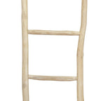 Escalera toallero con 5 peldaños teca 45x150 cm natural