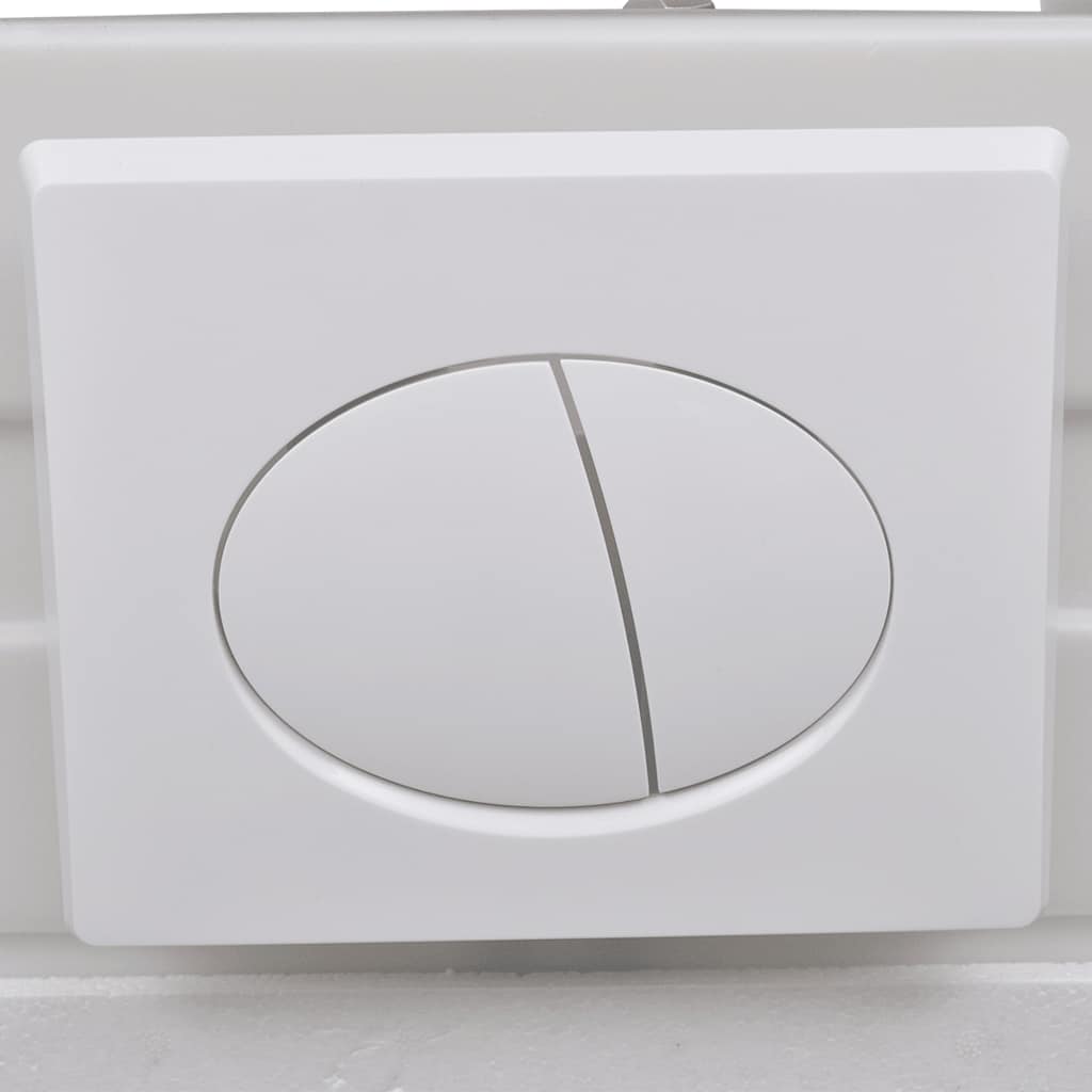 Inodoro de pared con cisterna oculta cerámica blanco