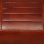 Sillón de cuero auténtico marrón