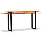 Mesa consola ajustable madera maciza reciclada
