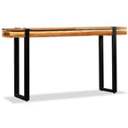 Mesa consola ajustable madera maciza reciclada