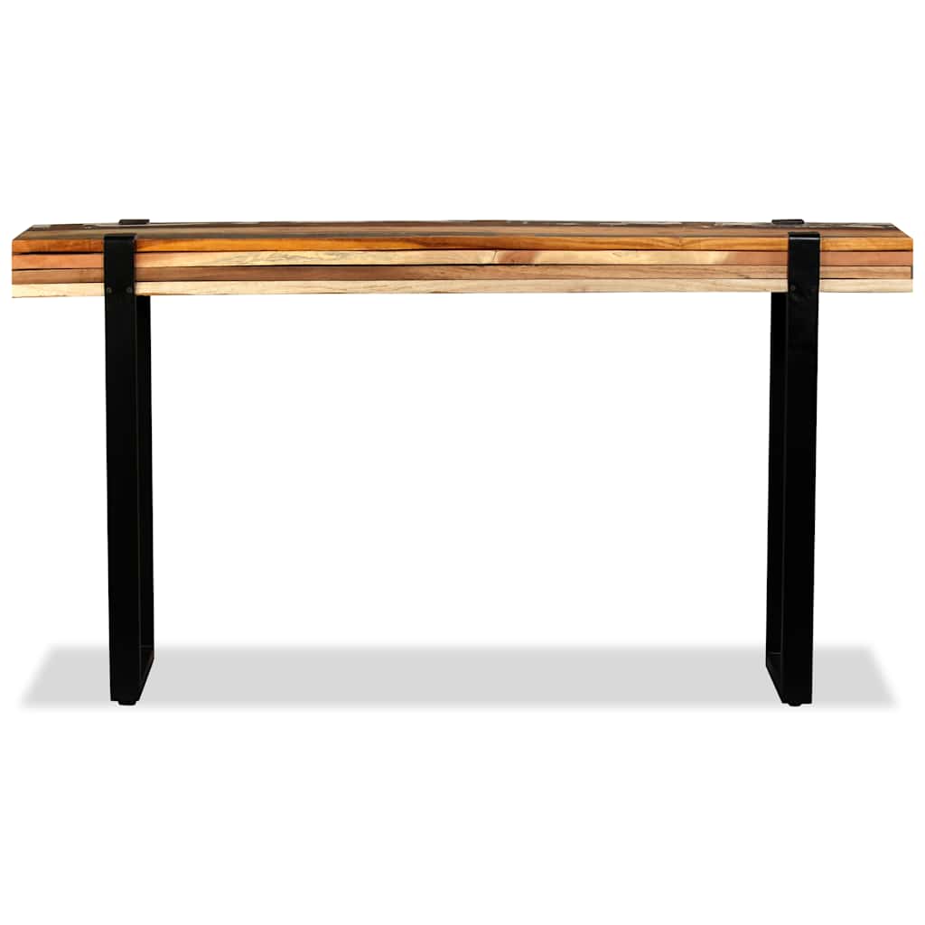 Mesa consola ajustable madera maciza reciclada