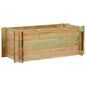 Jardinera de madera de mango rugosa 60x20x68 cm