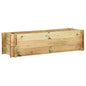 Jardinera de madera de mango rugosa 60x20x68 cm