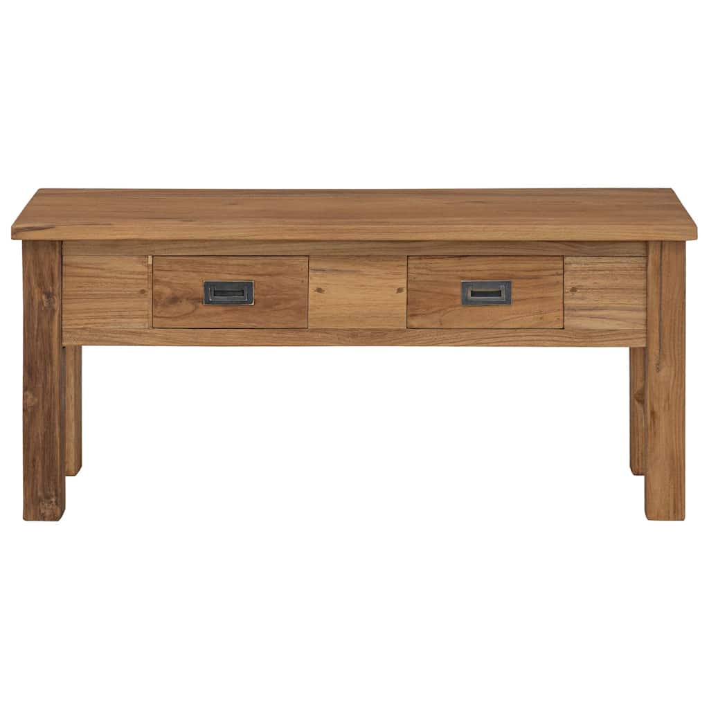 Banco de recibidor de madera de teca maciza 90x30x40 cm