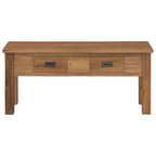 Banco de recibidor de madera de teca maciza 90x30x40 cm