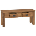 Banco de recibidor de madera de teca maciza 90x30x40 cm
