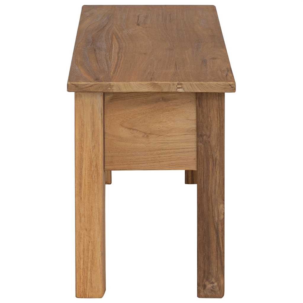 Banco de recibidor de madera de teca maciza 90x30x40 cm
