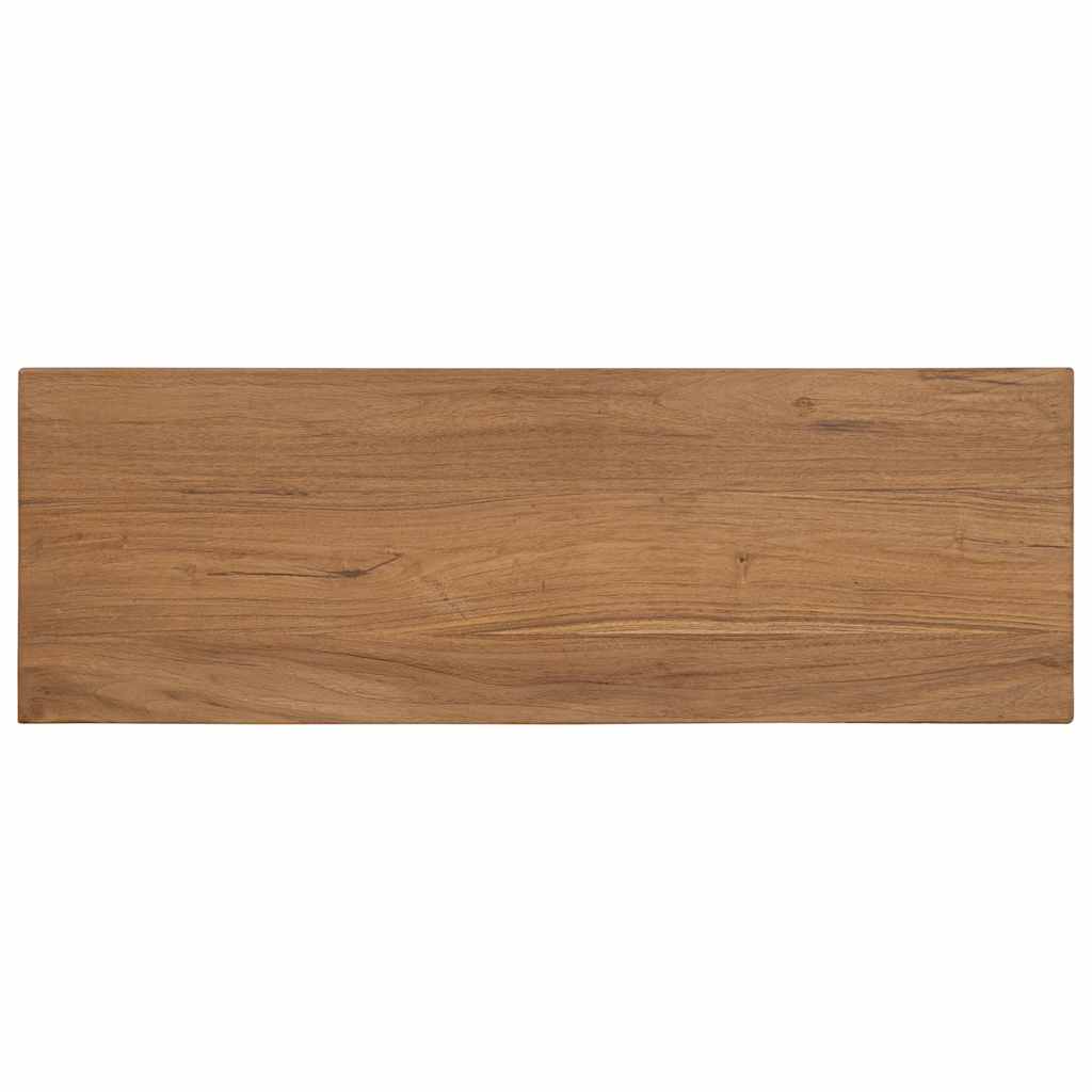 Banco de recibidor de madera de teca maciza 90x30x40 cm