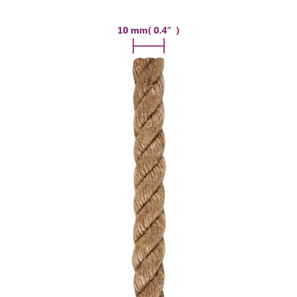 100% Jute Rope 10 mm 100 m