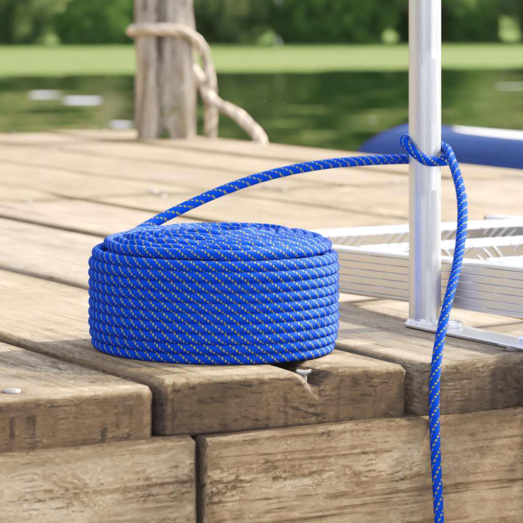 Polypropylene marine rope 10 mm 50 m blue