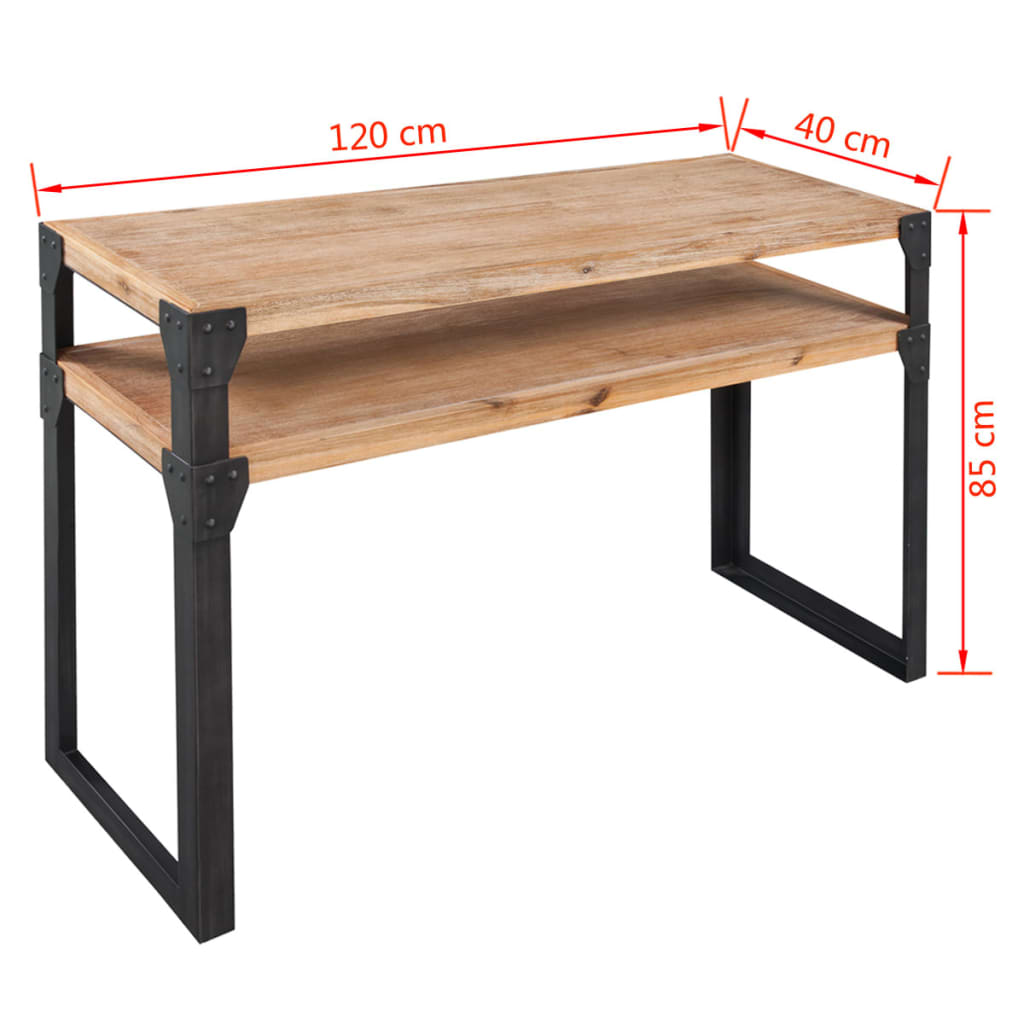Conjunto de muebles de salón 3 piezas madera maciza de acacia
