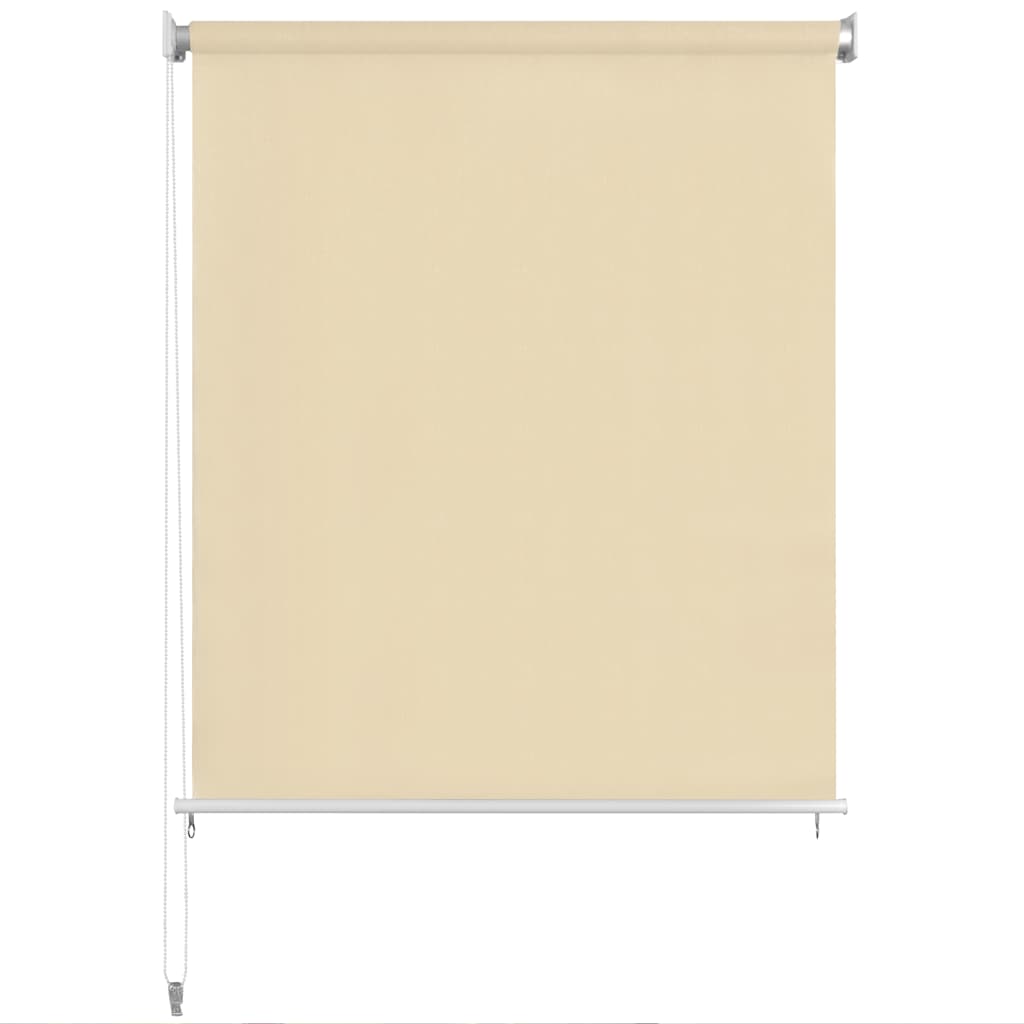 Persiana enrollable de exterior 100x140 cm color crema