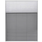 Mosquitera plisada para ventanas aluminio 80x100cm com sombrilla