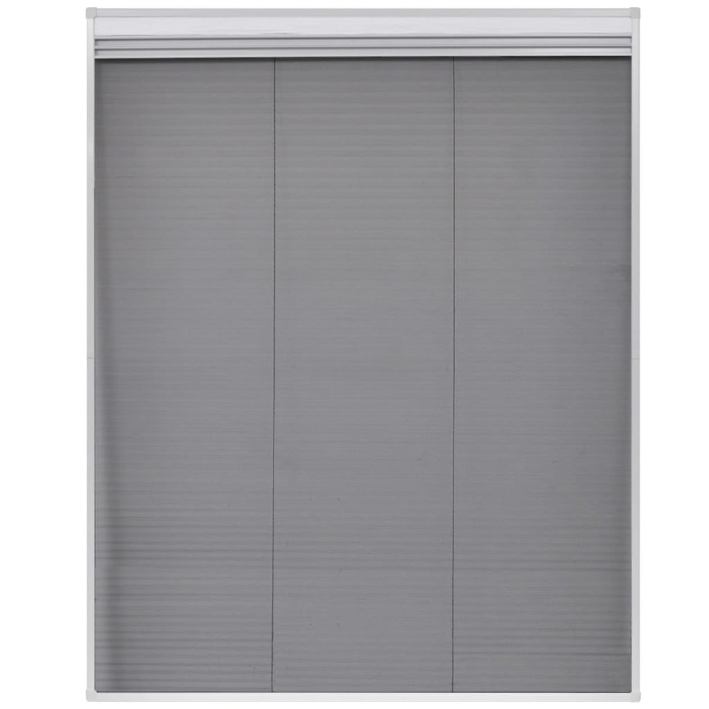 Mosquitera plisada para ventanas aluminio 80x100cm com sombrilla