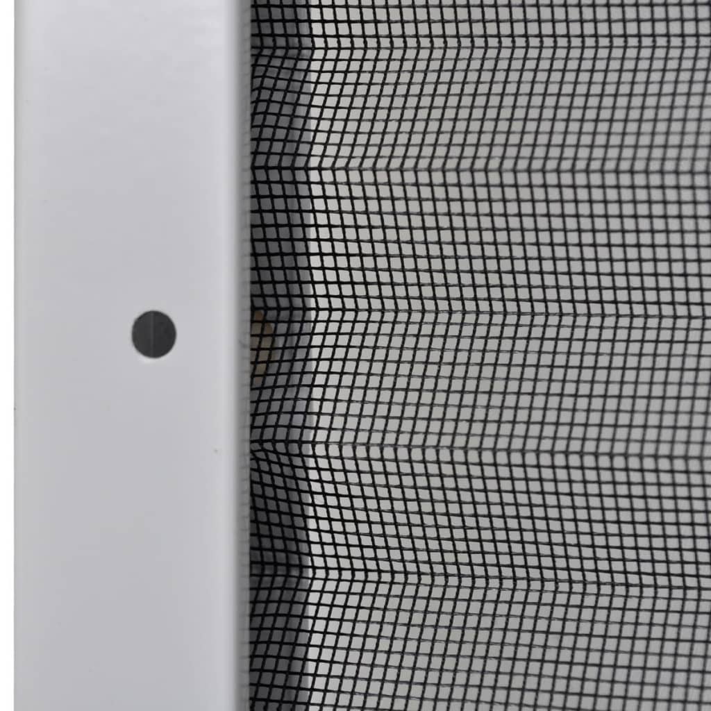 Mosquitera plisada para ventanas aluminio 80x100cm com sombrilla