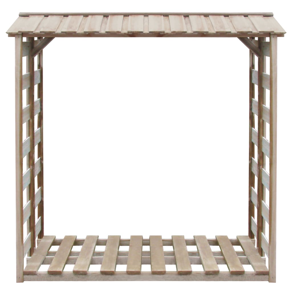 Caseta para leña madera de pino impregnada 150x90x176 cm