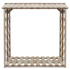 Caseta para leña madera de pino impregnada 150x90x176 cm