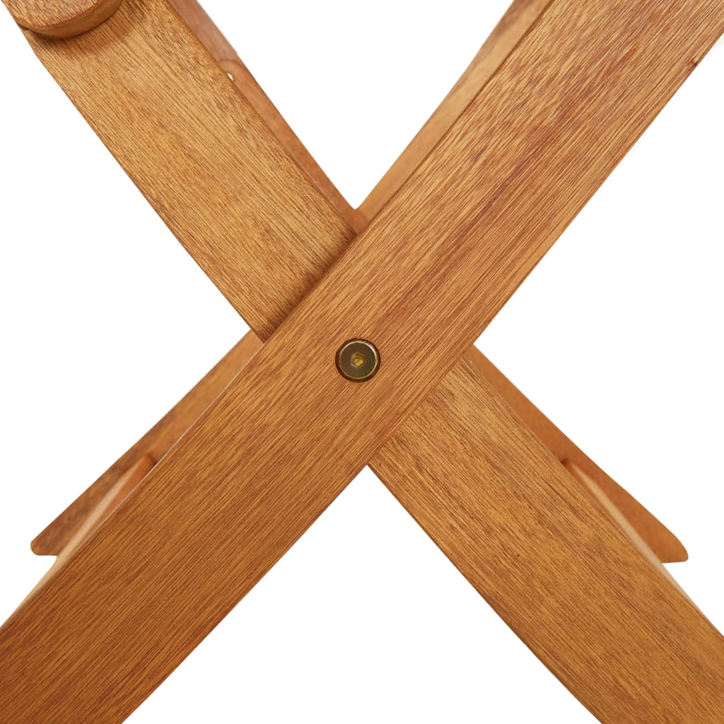 Comedor de jardín plegable 5 piezas de madera maciza de acacia