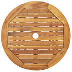 Mesa y sillas bistró plegables 3 pzas madera maciza de acacia