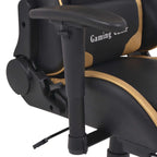 Silla para Juegos Dorado 70 x 71 x 136 cm Cuero artificial