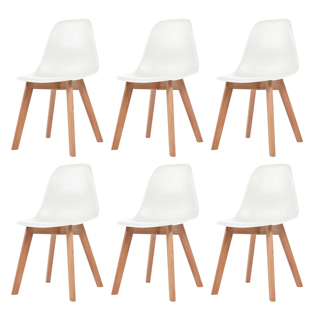 Sillas de comedor 2 unidades plástico gris