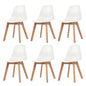 Dining chairs 2 units grey plastic