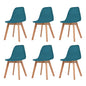 Dining chairs 2 units grey plastic