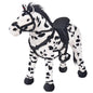 Caballo de peluche de pie marrón oscuro XXL