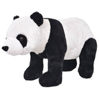Caballo de juguete de pie de peluche marrón