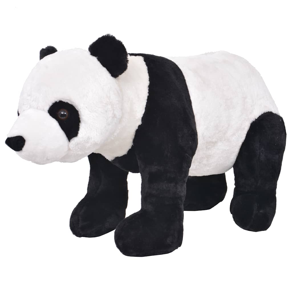 Caballo de juguete de pie de peluche marrón