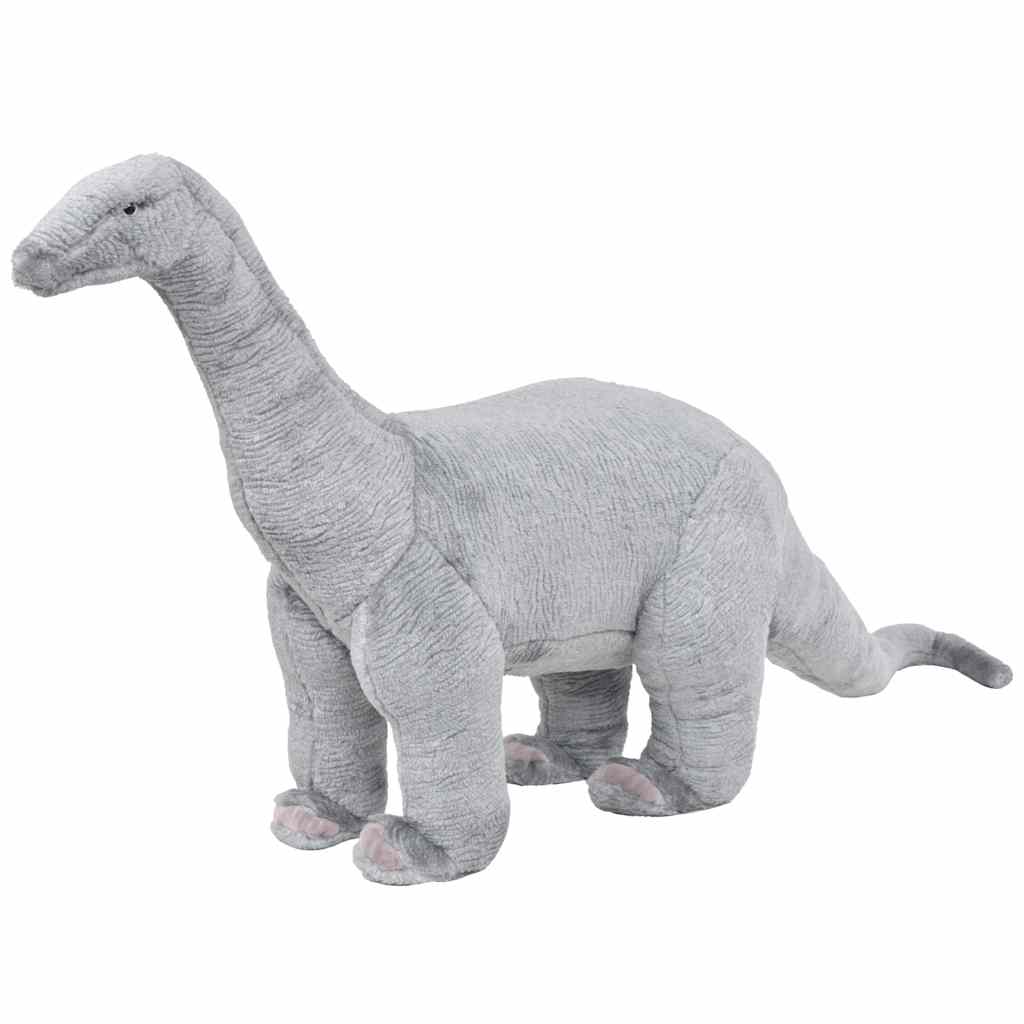 Caballo de juguete de pie de peluche marrón