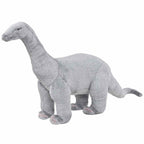 Caballo de juguete de pie de peluche marrón