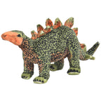 Caballo de juguete de pie de peluche marrón