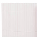 Valla de jardín de doble cara 90x300 cm blanca