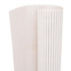 Valla de jardín de doble cara 90x300 cm blanca