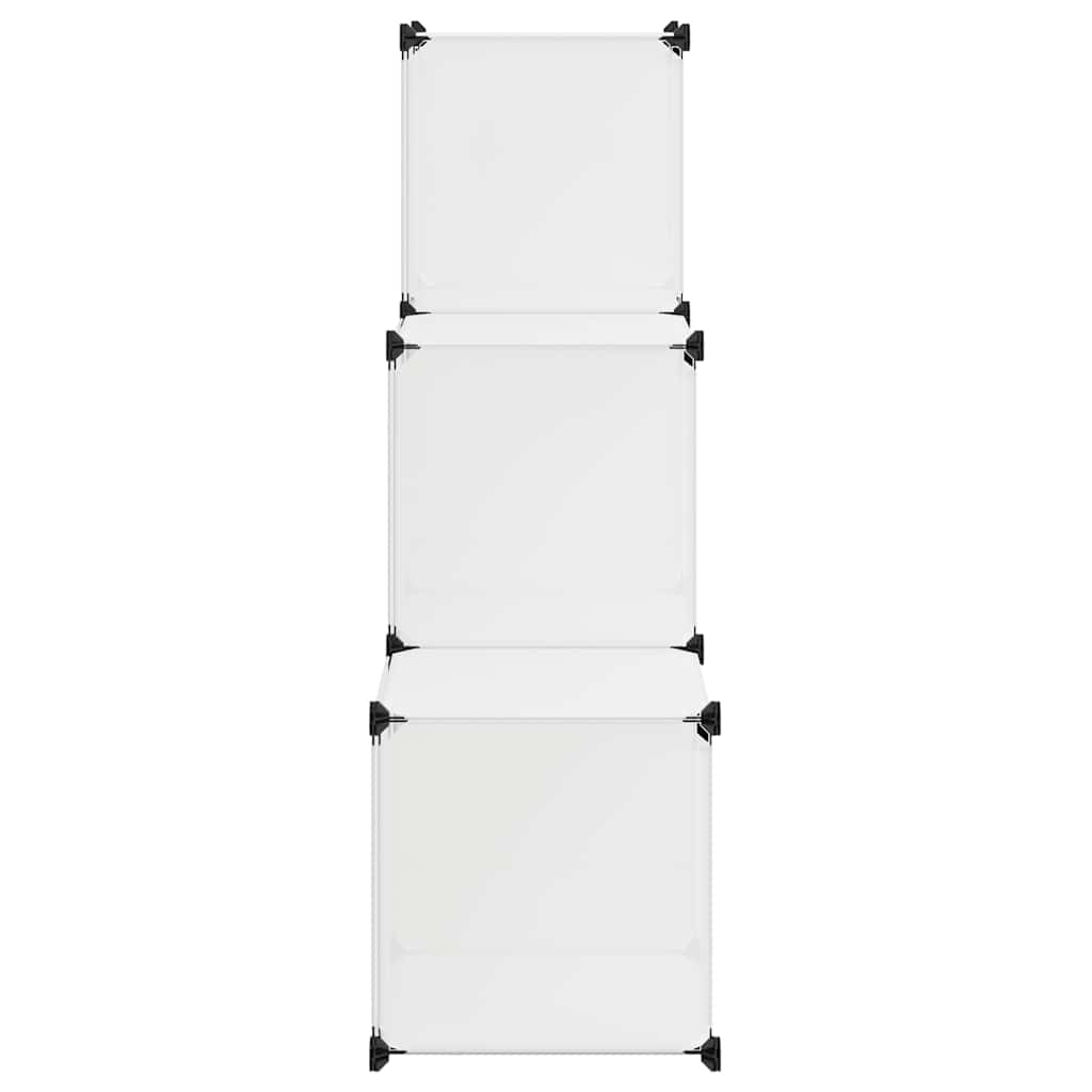 Estantería de cubos con 6 compartimentos blanco