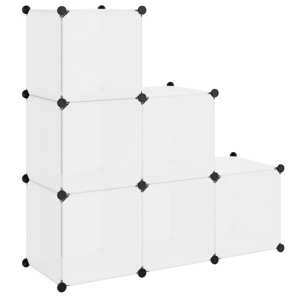Estantería de cubos con 6 compartimentos blanco