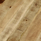 Mesa de centro madera maciza de mango sin tratar 60x40 cm