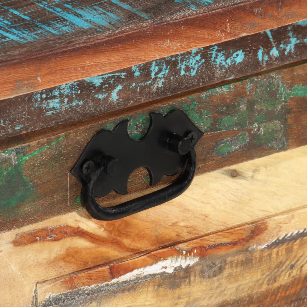 Zapatero de madera maciza reciclada