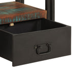 Mueble de TV madera maciza reciclada 120x30x40 cm