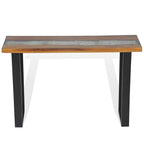 Mesa consola de teca 100x35x75 cm