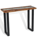 Mesa consola de teca 100x35x75 cm