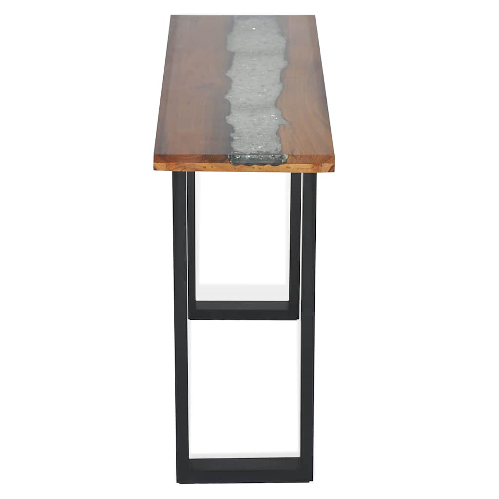 Mesa consola de teca 100x35x75 cm
