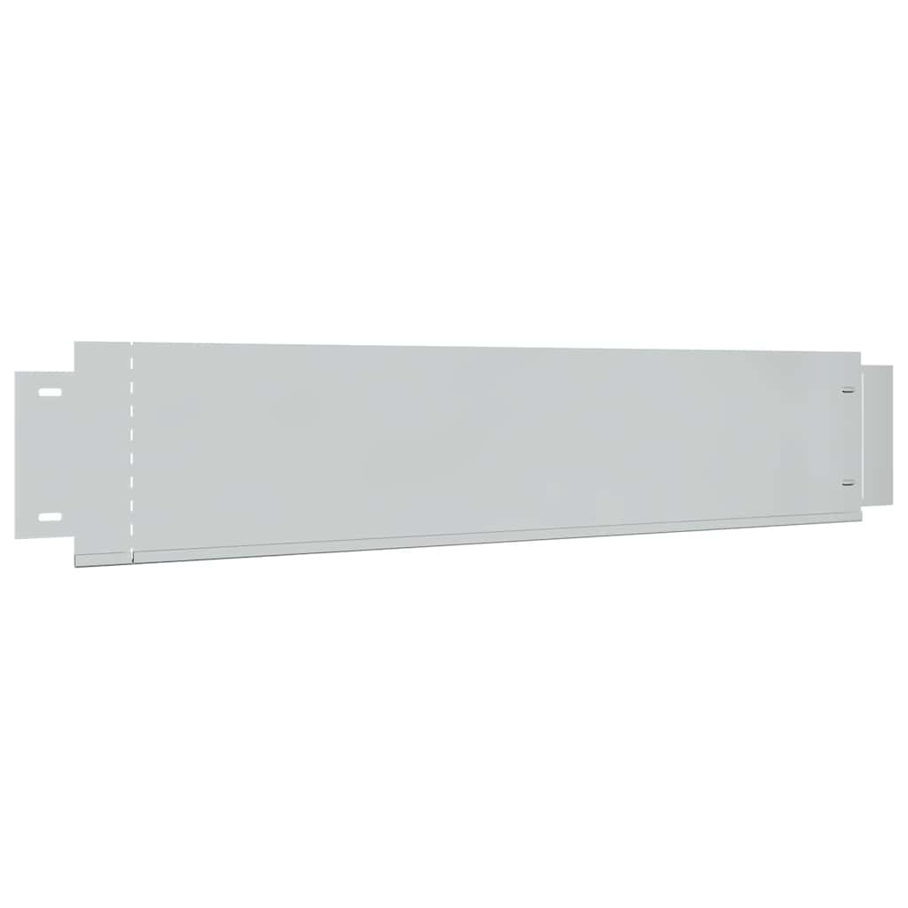 Cercas para el césped 5 piezas acero galvanizado 100x19 cm