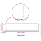 Cercas para el césped 5 piezas acero galvanizado 100x19 cm