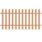 WPC Garden Picket Fence 200x100 cm