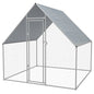 Galvanized steel outdoor chicken coop 2x2x1.92 m