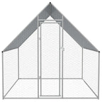 Jaula gallinero de exterior de acero galvanizado 2x2x1,92 m